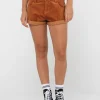 Its No Secret Low Rise Cord Short | Rusty Clearance