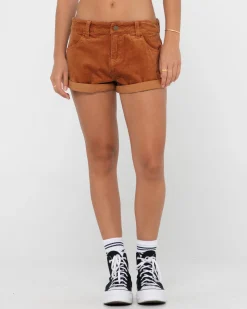 Its No Secret Low Rise Cord Short | Rusty Clearance