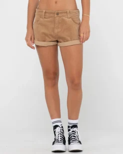 Its No Secret Low Rise Cord Short | Rusty Best