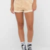 Its No Secret Low Rise Cord Short | Rusty Hot