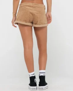 Its No Secret Low Rise Cord Short | Rusty Best