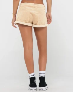 Its No Secret Low Rise Cord Short | Rusty Hot