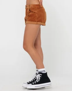 Its No Secret Low Rise Cord Short | Rusty Clearance