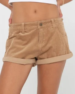 Its No Secret Low Rise Cord Short | Rusty Best