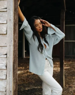 Jayde Long Sleeve Shirt | Rusty Hot
