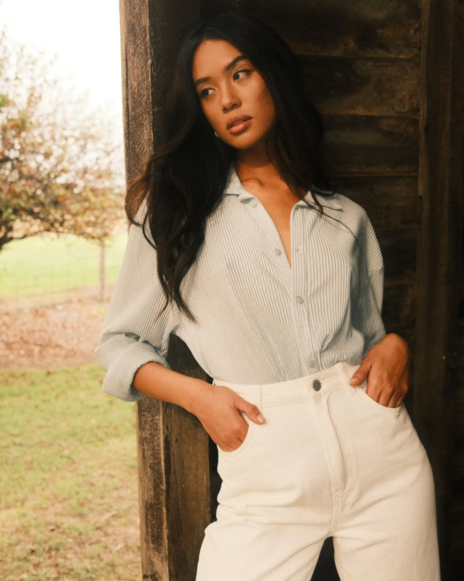 Jayde Long Sleeve Shirt | Rusty Hot
