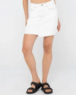 La Serena Frayed High Waisted Mini Skirt | Rusty Shop