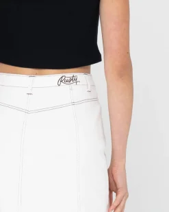 La Serena Frayed High Waisted Mini Skirt | Rusty Shop