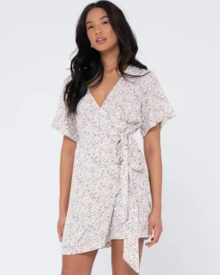 Lena Wrap Dress | Rusty Online