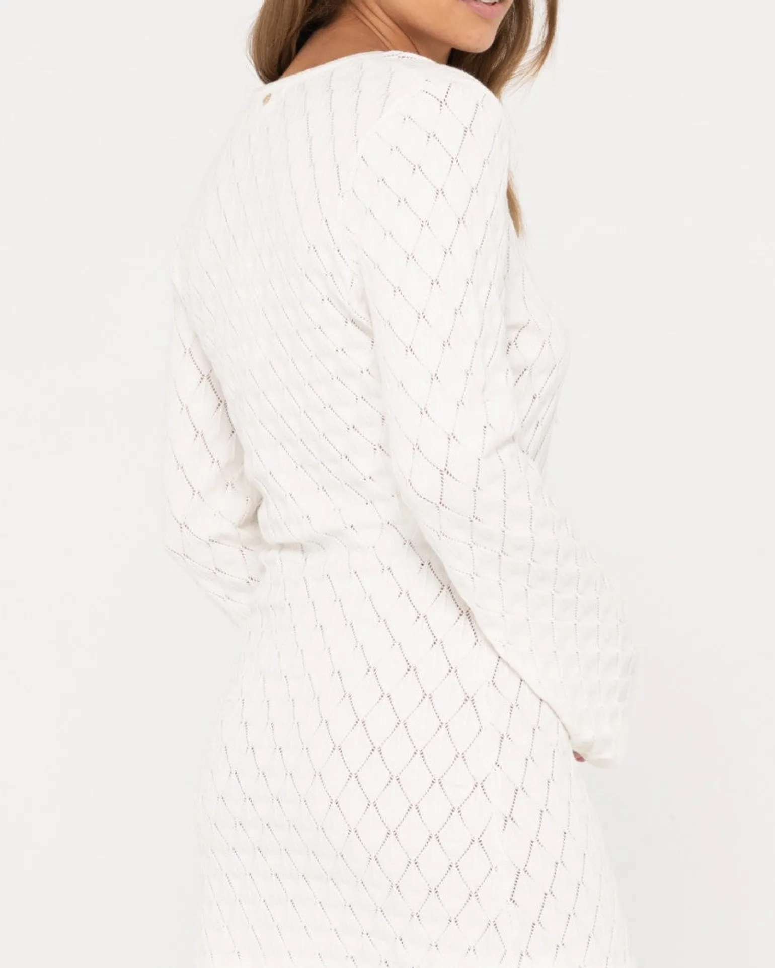 Leo Long Sleeve Knit Mini Dress | Rusty Sale