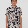 Line Up Printed Short Sleeve Shirt Boys | Rusty Flash Sale