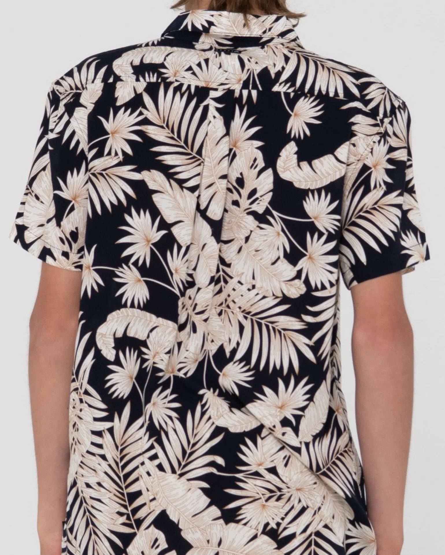 Line Up Printed Short Sleeve Shirt Boys | Rusty Flash Sale