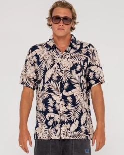Line Up Relaxed Fit Short Sleeve Shirt | Rusty Discount