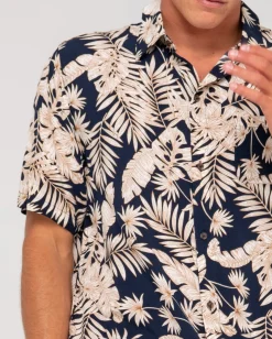 Line Up Relaxed Fit Short Sleeve Shirt | Rusty Discount
