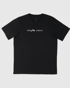 Locals Only Custom Printed Short Sleeve Tee | Rusty Clearance