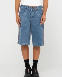 Long Mommy Low Rise Baggy Jort | Rusty Fashion