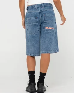 Long Mommy Low Rise Baggy Jort | Rusty Store