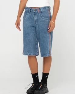 Long Mommy Low Rise Baggy Jort | Rusty Discount