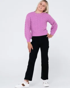 Loulou Crew Neck Knit Girls | Rusty Sale