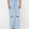 Low Rise Ripped Denim Jean | Rusty Online