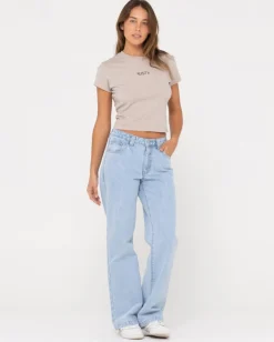 Low Rise Straight Denim Jean | Rusty Sale