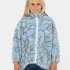 Low Tides Zip Through Sherpa Fleece Girl | Rusty Cheap