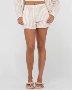 Mackenzie Stripe Lounge Short | Rusty New