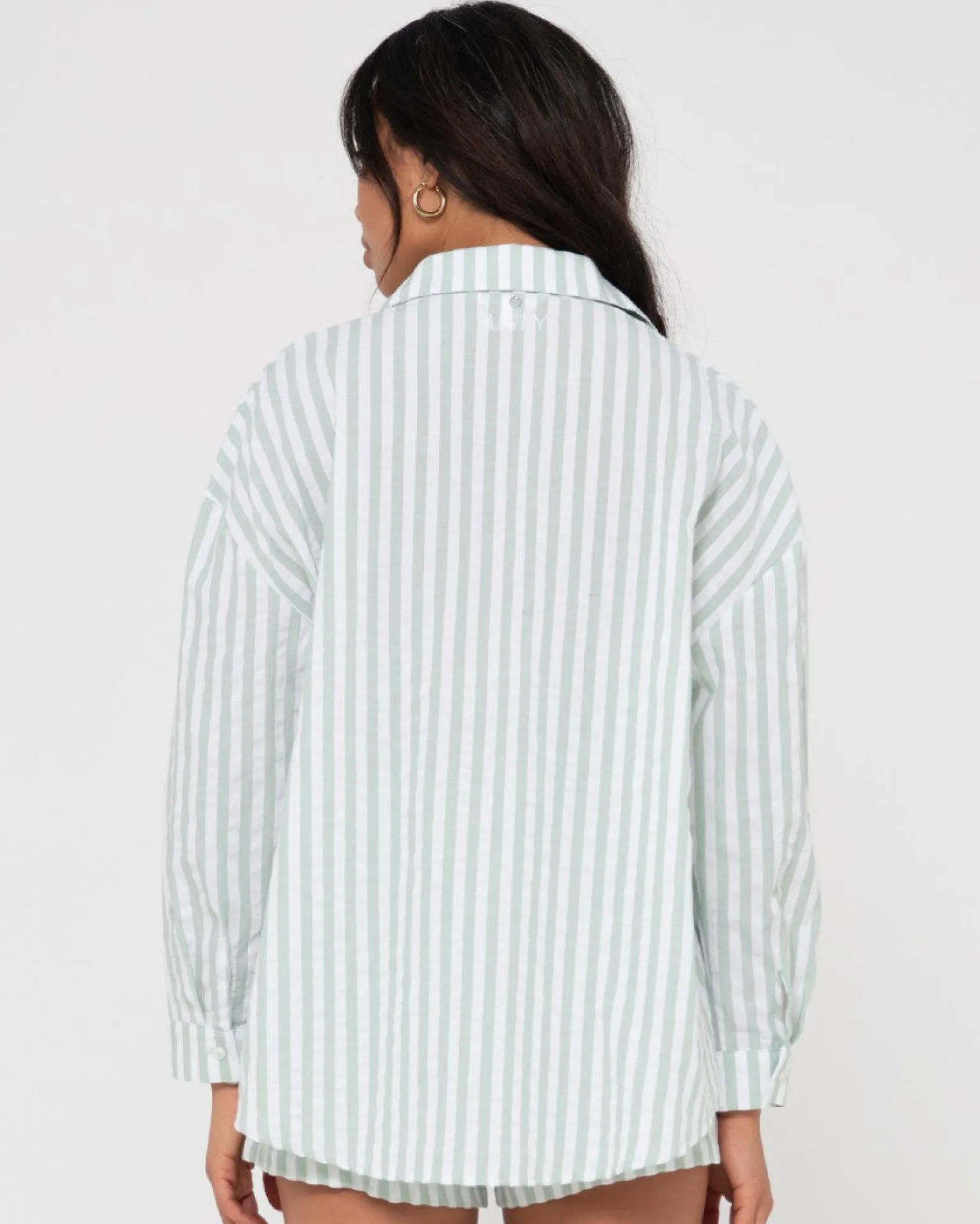 Mackenzie Striped Oversized Shirt | Rusty Flash Sale