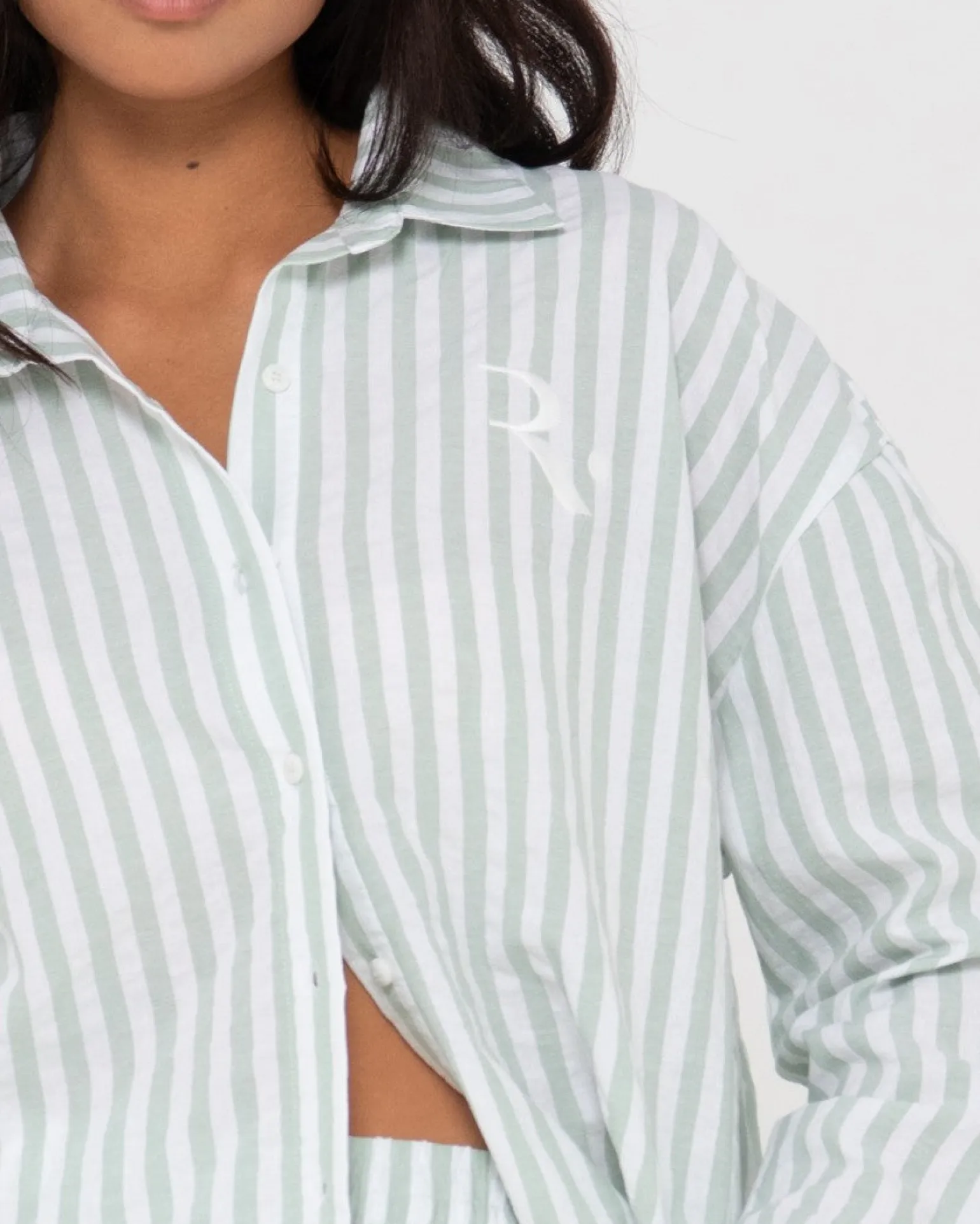 Mackenzie Striped Oversized Shirt | Rusty Flash Sale