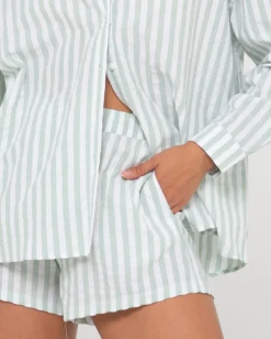 Mackenzie Striped Oversized Shirt | Rusty New