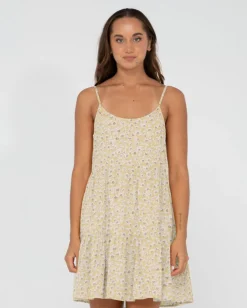 Magnolia Floral Printed Tiered Slip Mini Dress | Rusty Store
