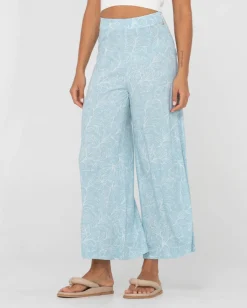 Maia Printed High Waisted Wide Leg Pant | Rusty New