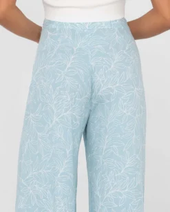 Maia Printed High Waisted Wide Leg Pant | Rusty New