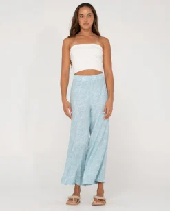 Maia Printed High Waisted Wide Leg Pant | Rusty New