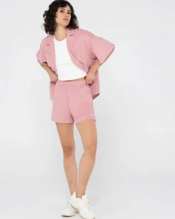 Mala Terry Towelling Elastic Short | Rusty Sale