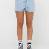 Malta Low Rise Frayed Denim Short | Rusty Clearance
