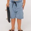 Manila Folder Denim Elastic Short Runts | Rusty Best