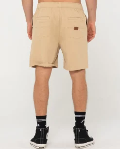 Manila Folder Elastic Short | Rusty Store