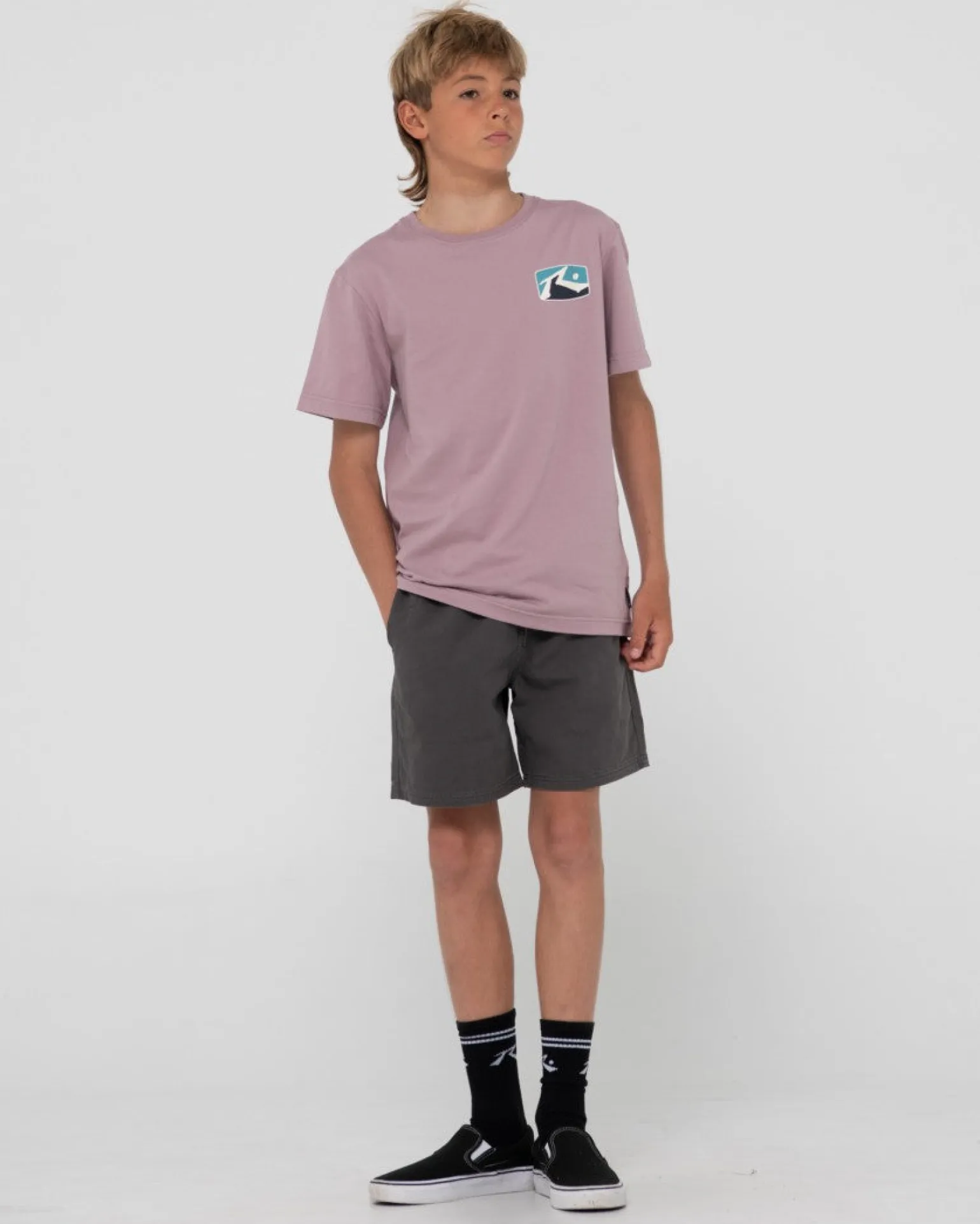 Manila Folder Elastic Short Boys | Rusty Cheap
