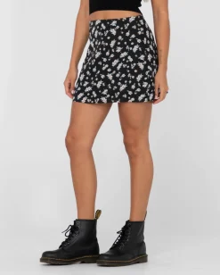 Marley Floral Printed Mid Rise Skirt | Rusty Shop
