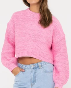 Marlow Cropped Chunky Knit | Rusty Discount