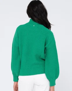 Marlow Relaxed Chunky Mock Neck Knit | Rusty Sale