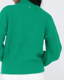Marlow Relaxed Chunky Mock Neck Knit | Rusty Sale