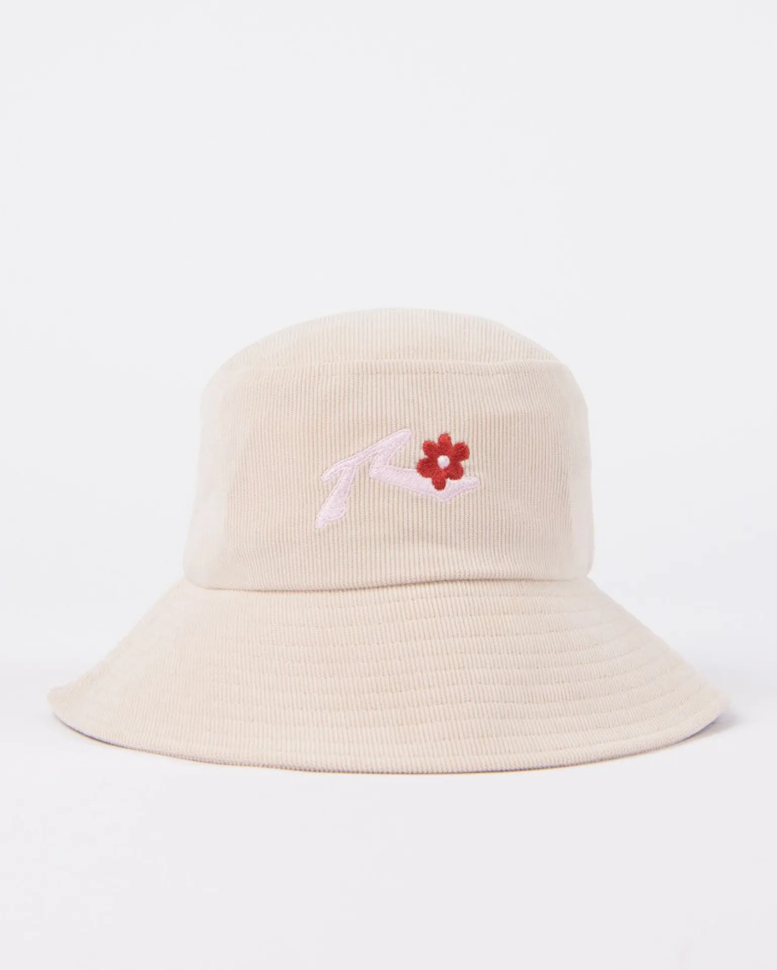 Meadow Cord Embroidered Bucket Hat | Rusty Discount