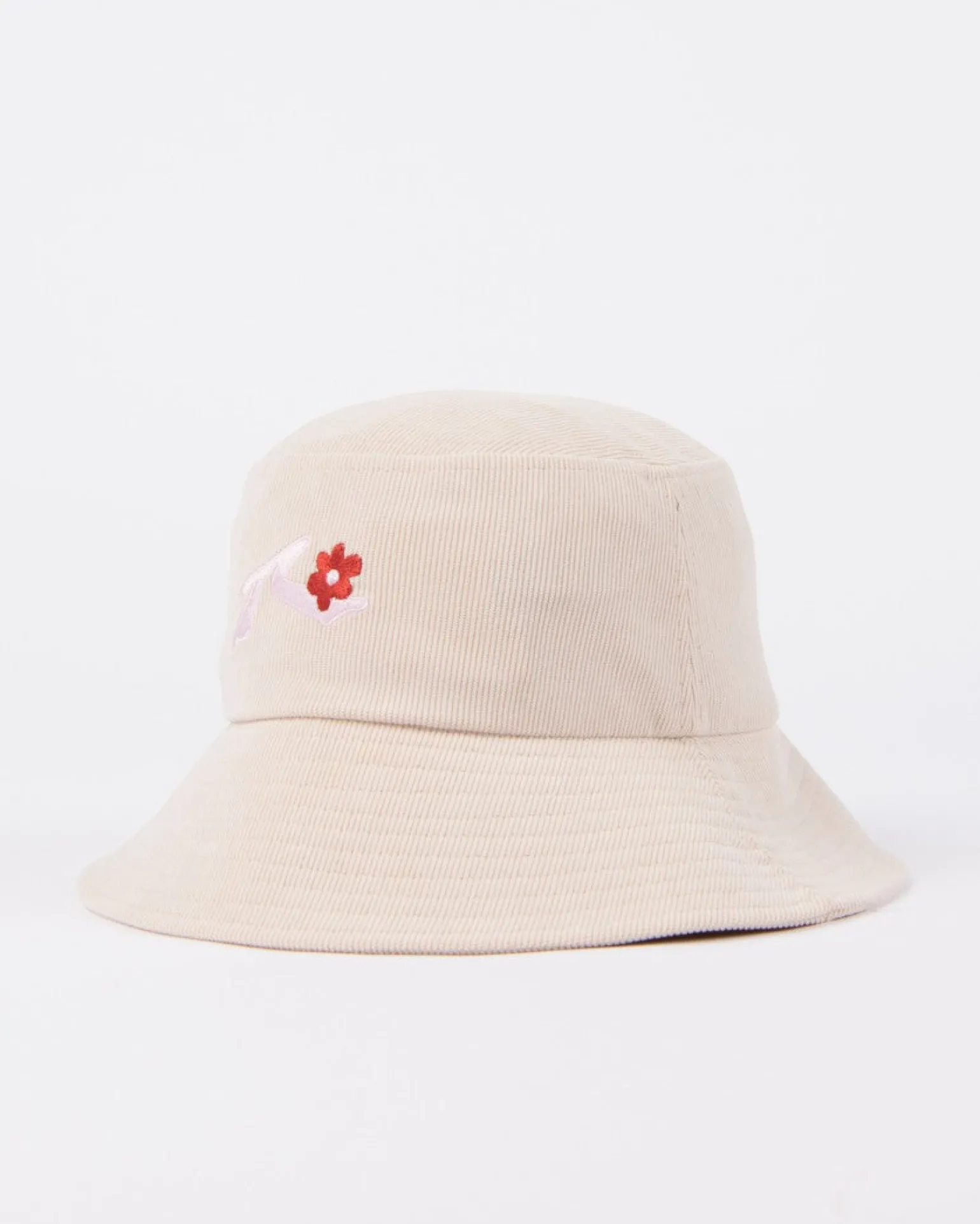 Meadow Cord Embroidered Bucket Hat | Rusty Discount