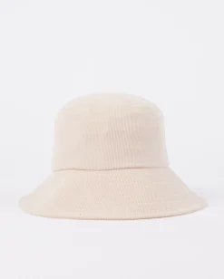 Meadow Cord Embroidered Bucket Hat | Rusty Discount