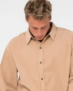Micro Lite Cord Long Sleeve Shirt | Rusty Discount