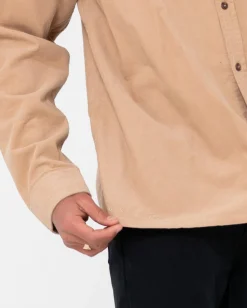 Micro Lite Cord Long Sleeve Shirt | Rusty Discount