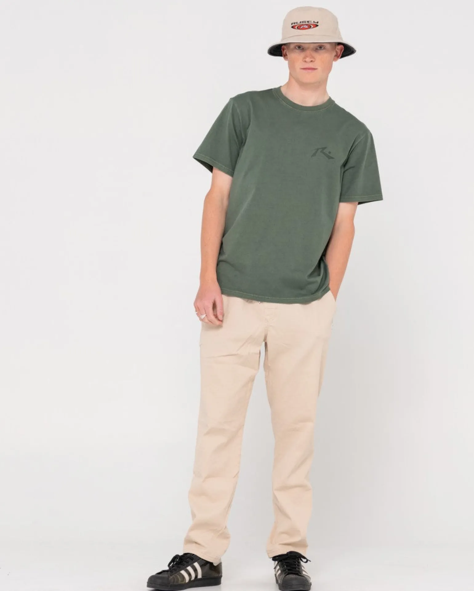 Mid Boy Straight Fit Elastic Pant | Rusty Discount