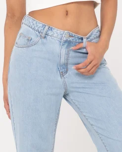 Mid Rise Straight Leg Jean | Rusty Outlet